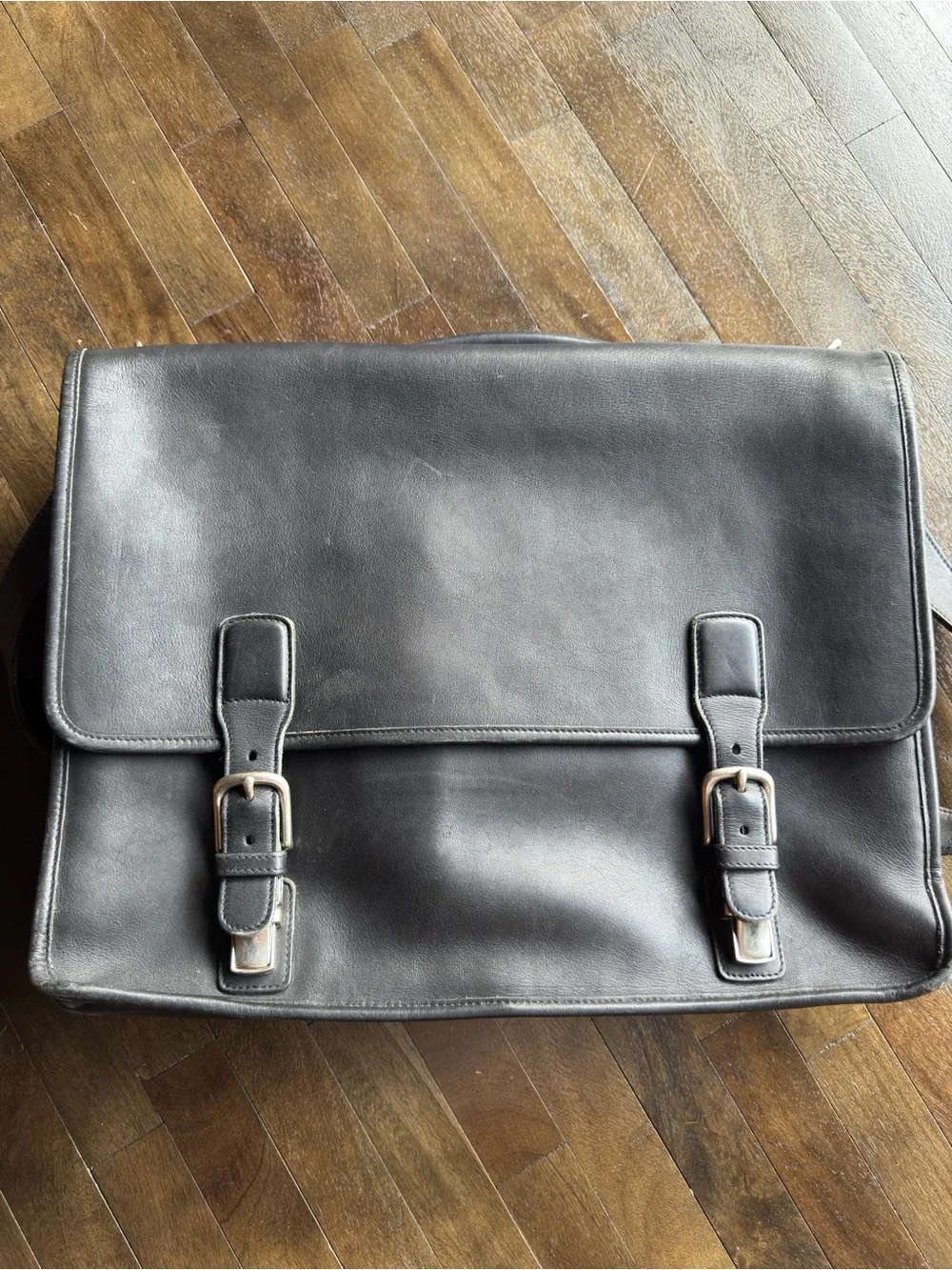 Vintage Coach Briefcase in Black